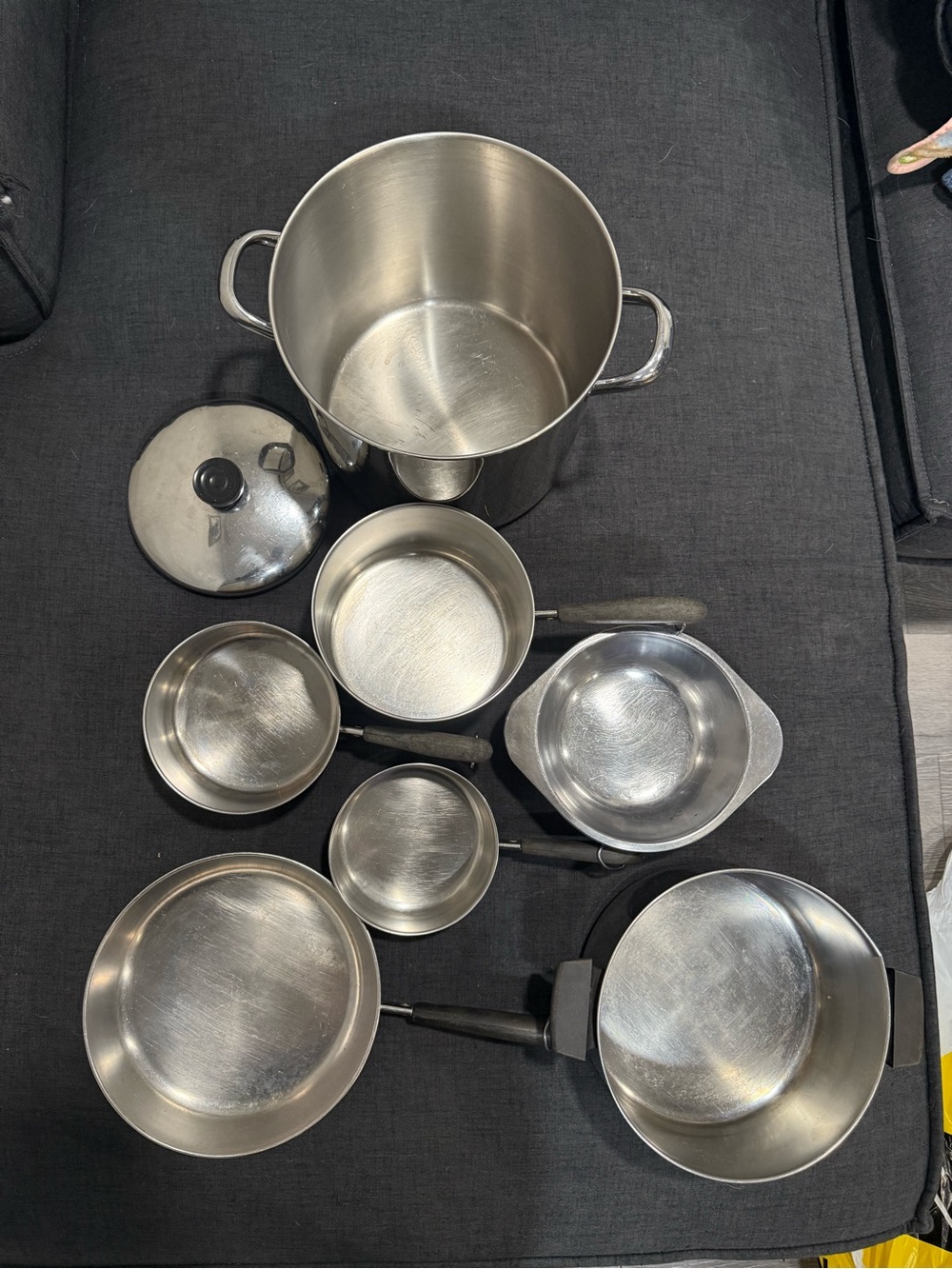 Revere Ware pots and pans